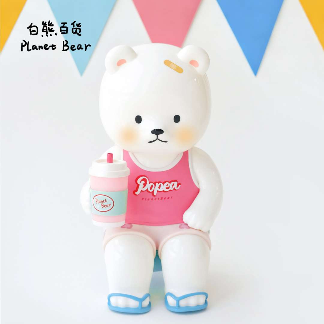 Popea 303% Pink Summer soft vinyl collectible figure from Planet Bear