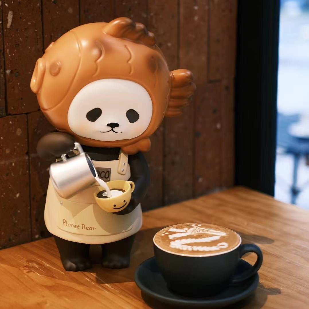 CoCo Café sofubi art figure from Planet Bear