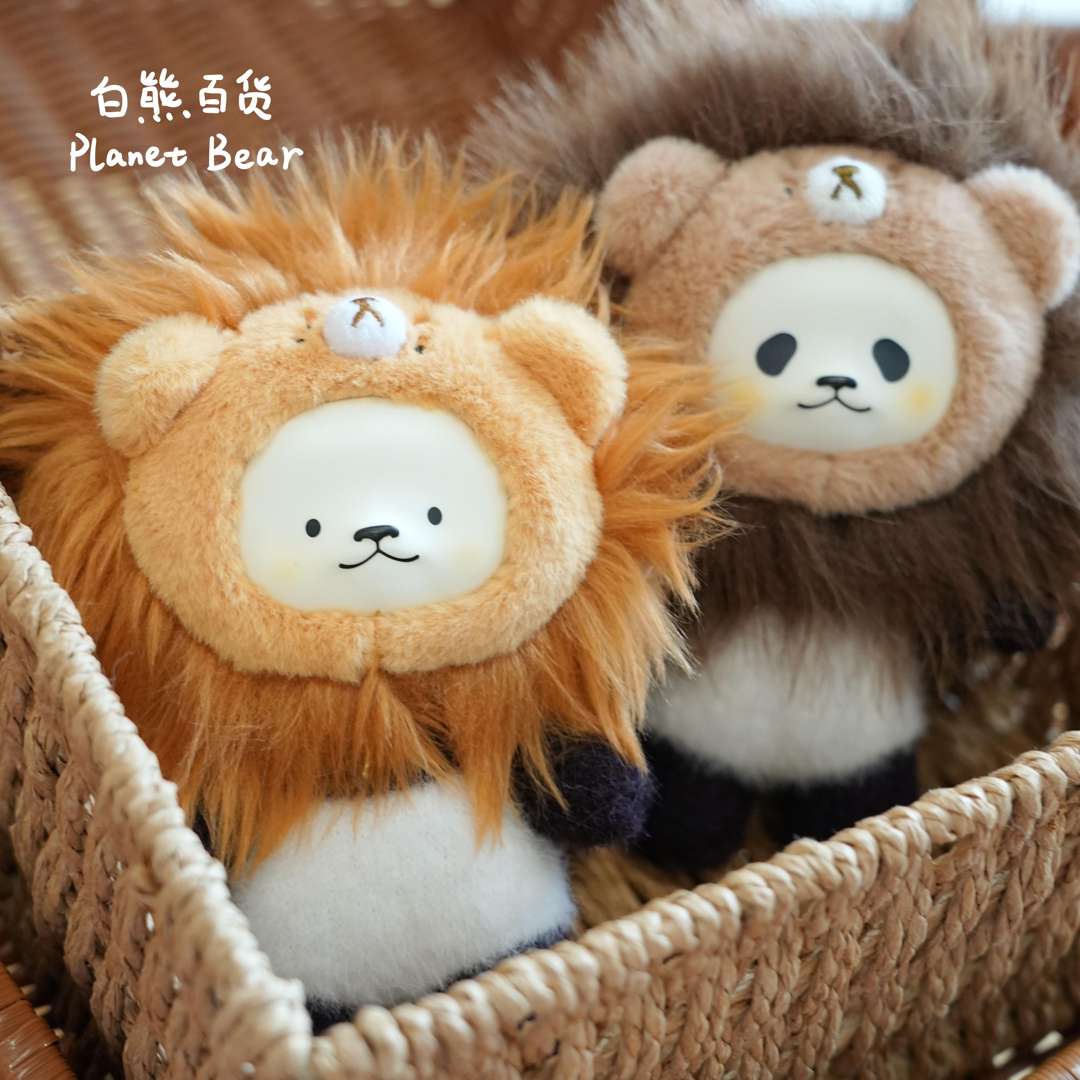 PanPan and DoDo lion plush doll charms