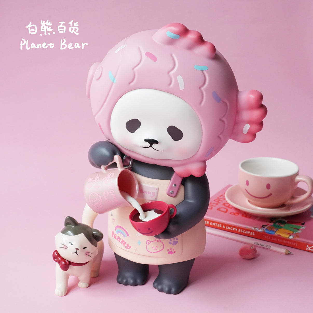 Panny in Cat Cafe collectible figure with cat